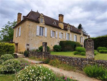Charming set with stone chartreuse, 2 cottages, 2 swimming pools and guest room in a park of