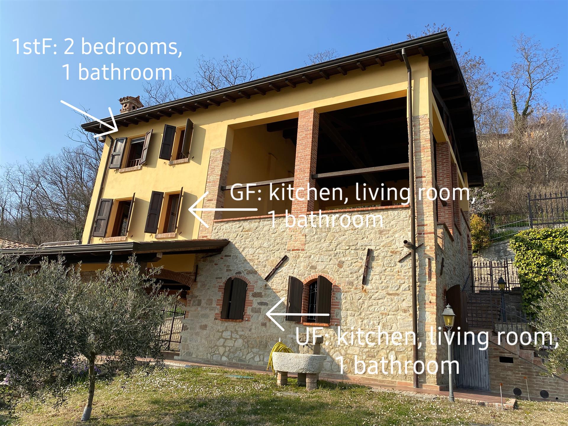 Renovated farmhouse in the lands of Matilda 