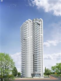Нов апартамент, 138КМ, на 24-тия етаж, в Нетания