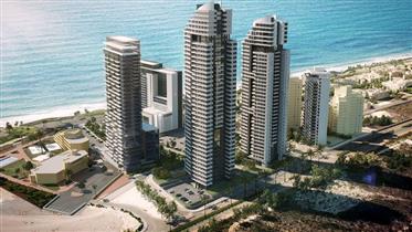 Nyt og prestigefyldt Lagon-projekt, 124Sqm, 22. etage, i Netanya