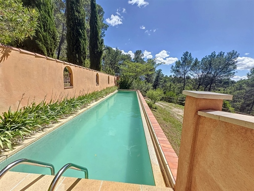 Barjols - 6-bedroom house with pool, separate guest house, on 8052 m² of preserved land, panoramic v