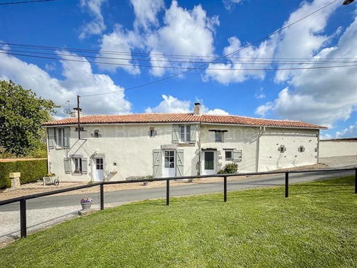 Immaculate detached stone house with pool + stone cottage to renovate