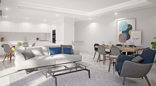 Nieuw appartement met 3 slaapkamers, garage en gemeenschappelijk zwembad met uitzicht op zee - Lagos
