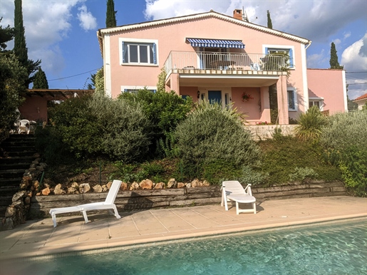 Aups, property comprising 2 houses, a studio and swimming pool on 4100 m2 of land.