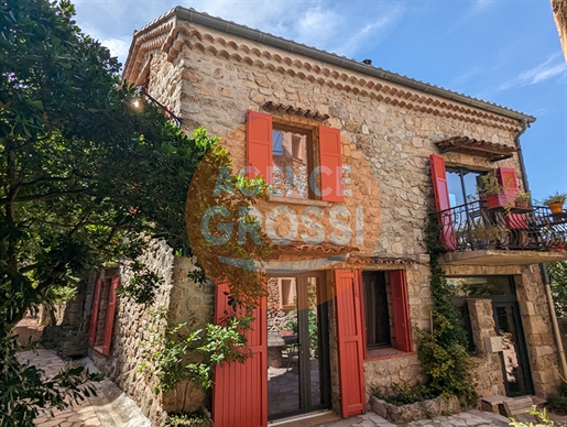 Sillans La Cascade stunning stone village house with independent studio, terrace and balcony