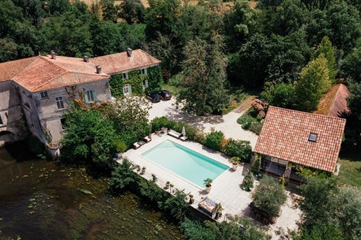 Familienhaus Auf Einer Privaten Insel In Der Dordogne - Vergnügensanwesen, außergewöhnlicher Zustand