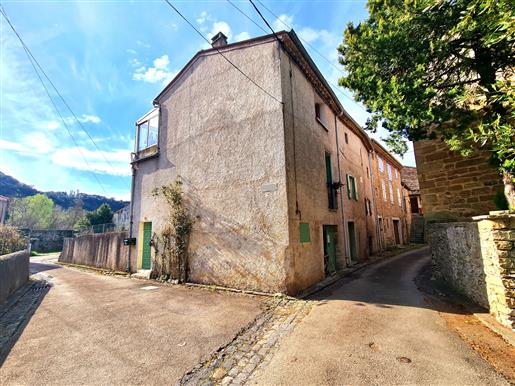 Nice village house with 2 bedrooms, pleasant veranda with views and garden nearby.