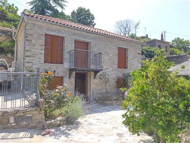 Casa in pietra di 100 mq a Lafkos, Pelion