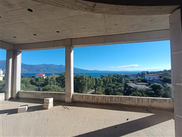 Unfinished building with sea view 350 sqm in Agios Stefanos Volos