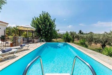 Villa 100 sqm with private pool in countryside of Skopelos Town