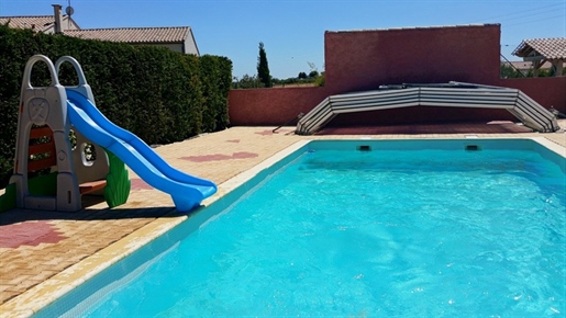 Dpt Hérault (34), for sale Causses Et Veyran house of 180 m² with Master Suite, Swimming Pool, Garde