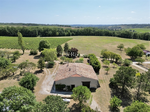 A Versatile Stone Country House With 2 Attached Barns Located Near Duras