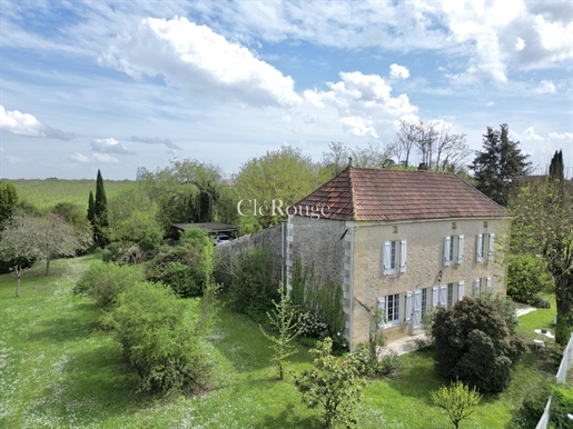 Between Pellegrue and Blasimon - Charming stone Gironde with garden