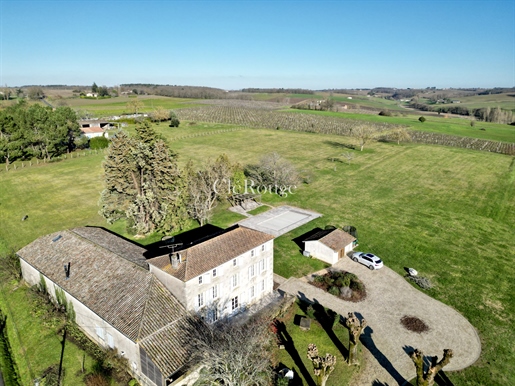 A Simply Magnificent 6 Bed/5 Bath Country Residence 1 Hour from Bordeaux