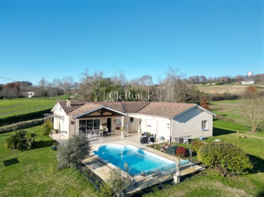 Loubès-Bernac - Contemporary countryside house with swimming pool