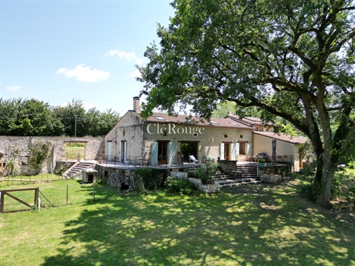 A Renovated Stone Farmhouse with Gite in the Heart of Peaceful Nature