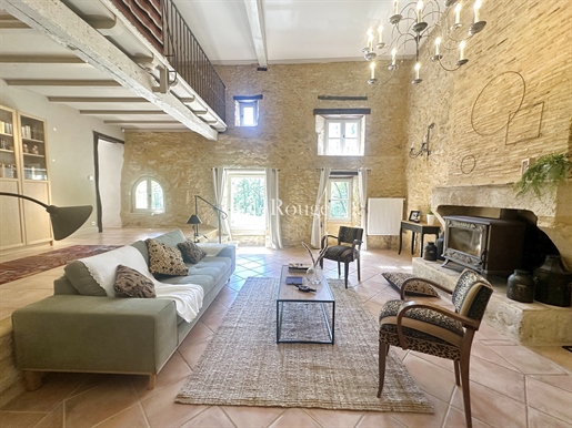 Charming Stone Property Near Monsegur with Landscaped Garden and Pool