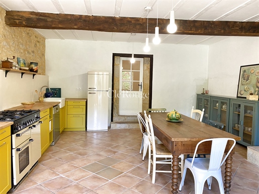 Charming Stone Property Near Monsegur with Landscaped Garden and Pool