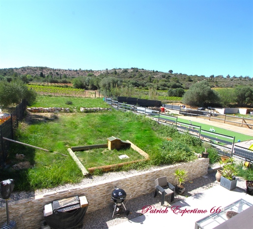 Villa 5 P 10km from Perpignan built in m2 on a plot of 870 m2 plot