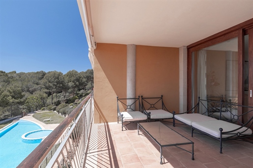 Soleado apartamento en primera línea con vistas panorámicas al mar en Sol de Mallorca