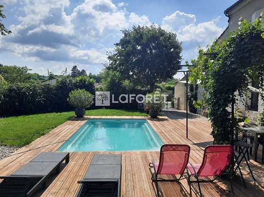 House in Nérac with garden, pool and garage