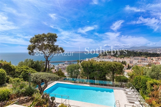 Nice Mont Boron, 4-beds apartment with sea view.