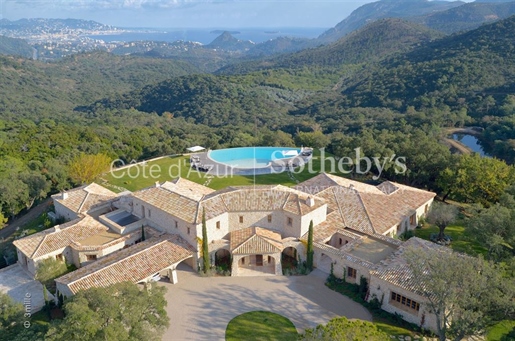 Exceptional Provençal estate for sale in the French Riviera with sea views, 30 Ha