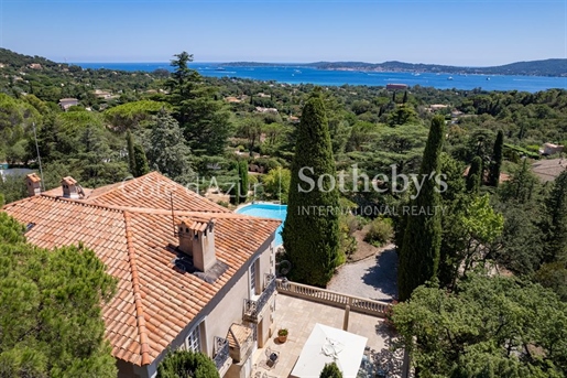 Magnificent property on a plot of more than one hectare with sea view.