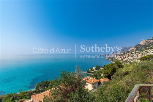 Sole agent - Luxury Belle-Epoque style mansion with sea view in Roquebrune-Cap-Martin