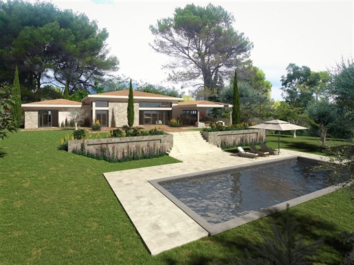 New contemporary-style villa in Roquefort les Pins