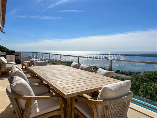 Cannes Californie - Modern villa in perfect condition with sea view, prime position.