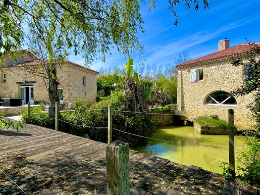 Old Water Mill from the 15th Century, Elegantly Renovated