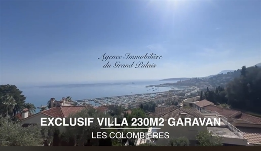 Exclusivite- Garavan - Villa de Caractère de 240m2 Lc- T6/7-Vue panoramique Mer- Cuisine d'été- Terr