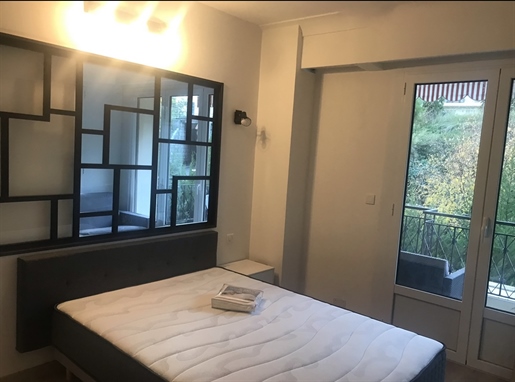 Exclusive - 2 Rooms Pigautier District - Refurbished - Balcony with very clear view