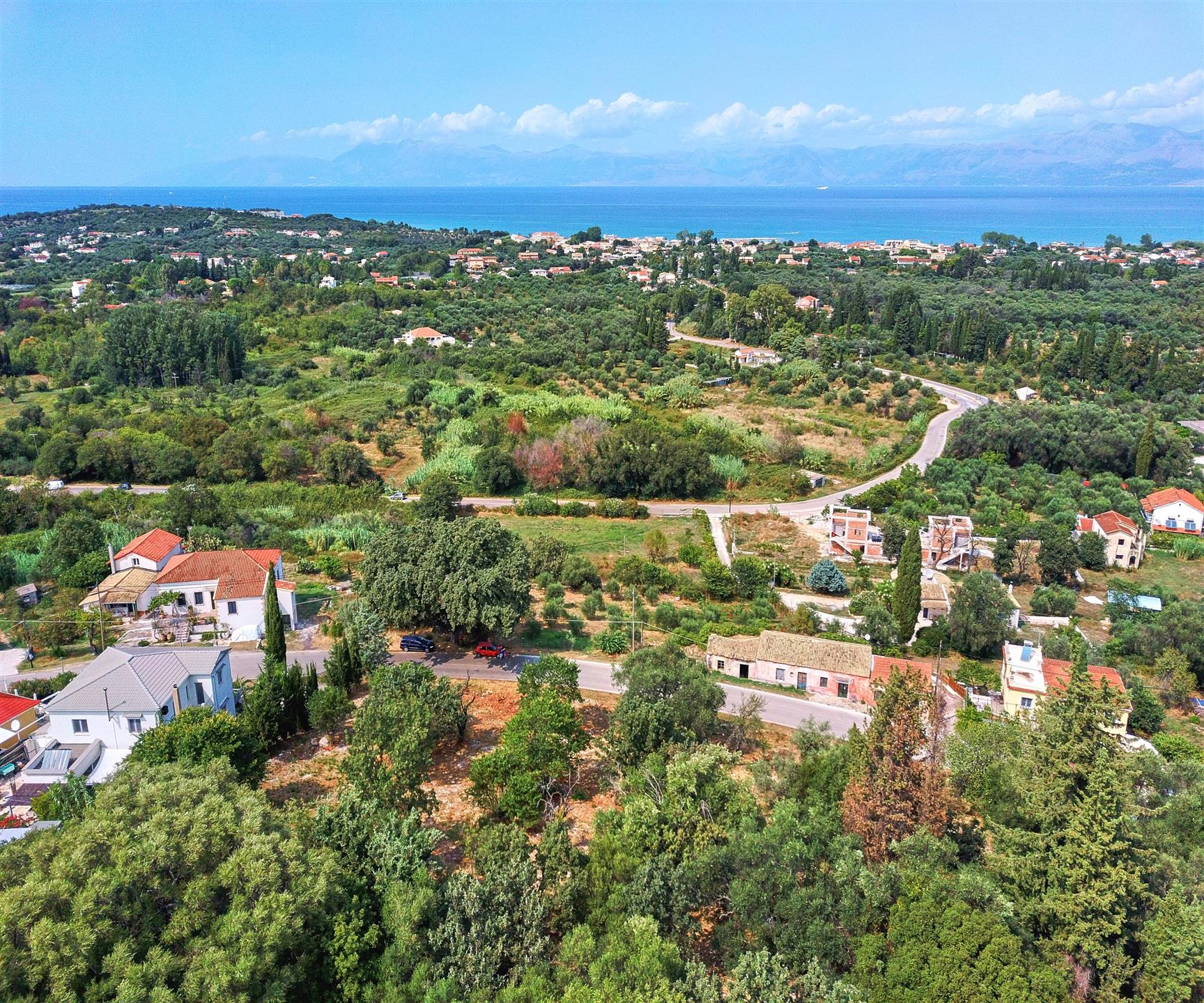 Terra a venda em Corfu, Grécia