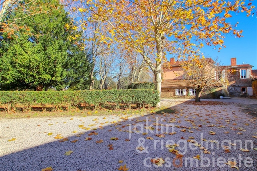 Perfectly renovated manor house, plus 4 flats, outbuildings and pool 30 minutes from Toulouse