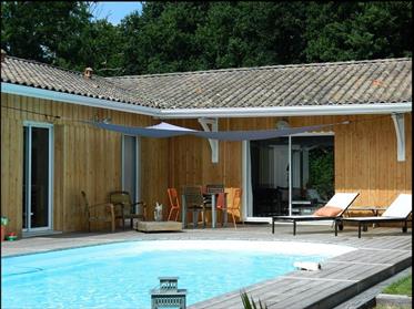 Villa 5 dormitorios, piscina climatizada, jardín sin pasar por alto