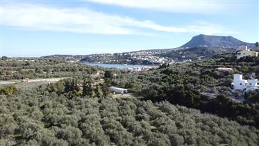 Large plot within walking distance to the beach in Almyrida