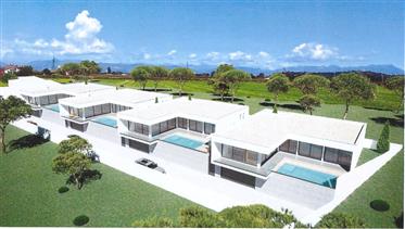 Terrain de 1600 m² et projet de maison de 3 chambres avec piscine - Benedita Center, Portugal