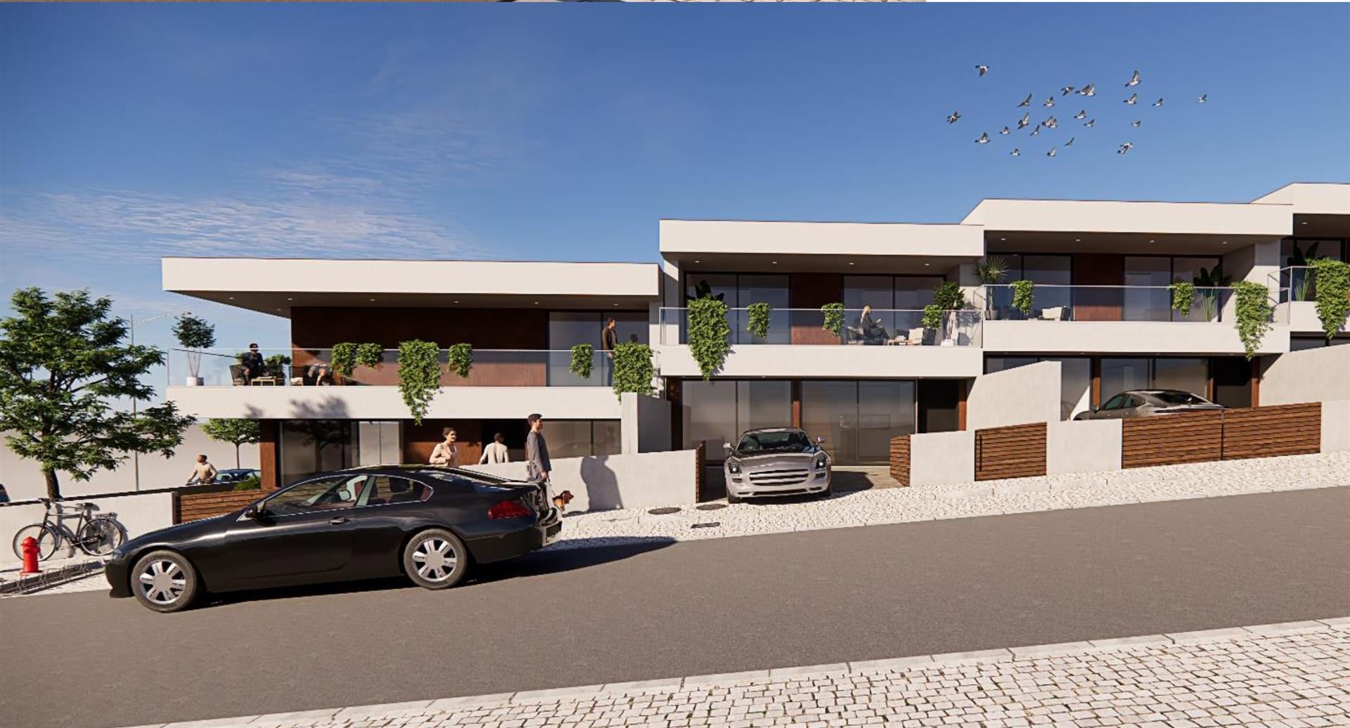 Maison neuve de 3 chambres avec 185m2, à Caldas da Rainha