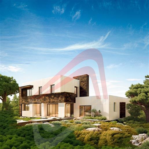 House T4 with 179m2 inserted in a plot of 787m2, for rehabilitation with a project in the approval p