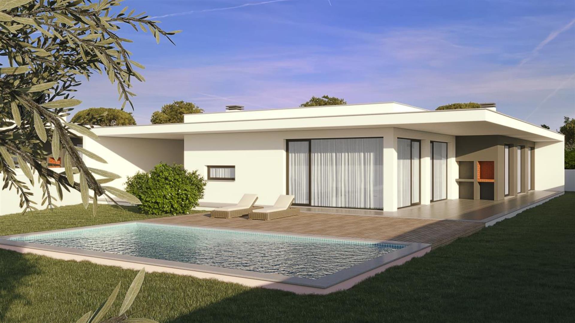 Villa neuve de 3 chambres avec piscine à Famalicão da Nazaré