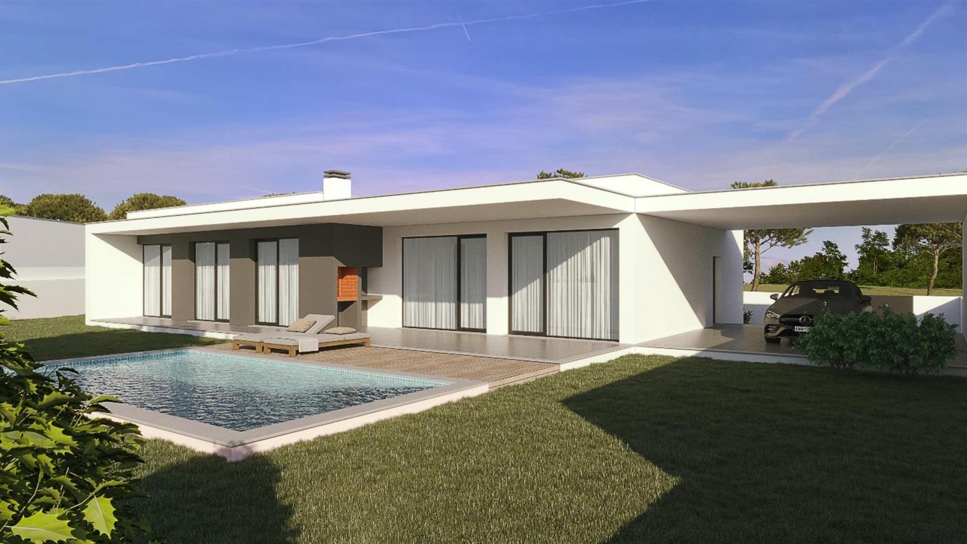 Nieuwe villa met 3 slaapkamers en zwembad in Famalicão da Nazaré