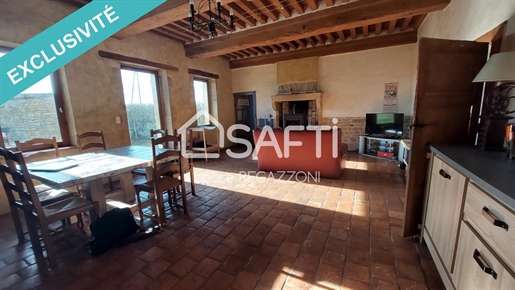 House + Gites + swimming pool with large reception room and kitchen, sold furnished ready to be used
