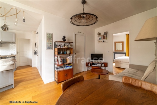92300 Levallois-Perret Center - Rare Beautiful bright apartment - Living room - Kitchen - 2 bedrooms