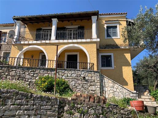 Amazing potential with views in Sinies, North East Corfu