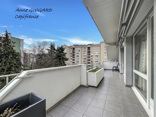Dpt Haute Savoie (74), te koop Annecy Golden Triangle, bovenste verdieping, 5-kamer appartement van