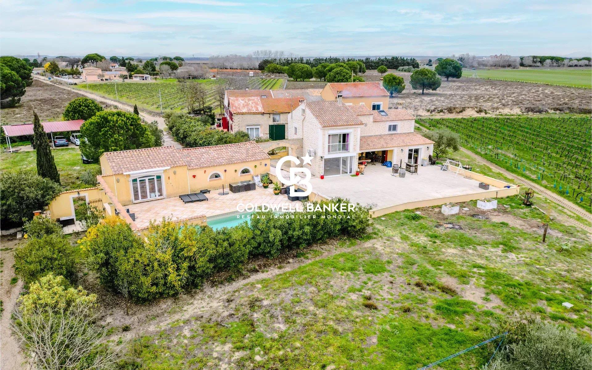 Mas - 175 sqm - Land 10 ha - Saint Laurent D’Aigouze