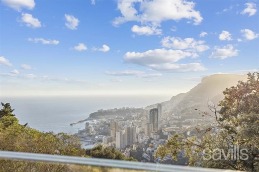 Villa met panoramisch uitzicht op de zee en Monaco