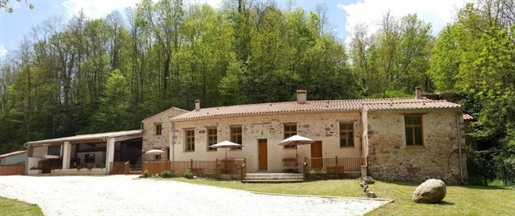 Beautiful farmhouse renovated into 5 independent apartments with swimming pool